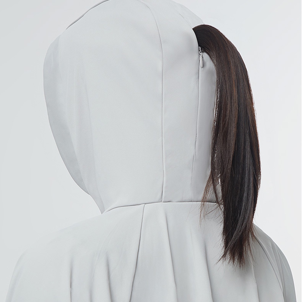 OhSunny Áo khoác chống nắng tia chống cực tím upf50+ có mũ trùm đầu thoáng khí hợp thời trang