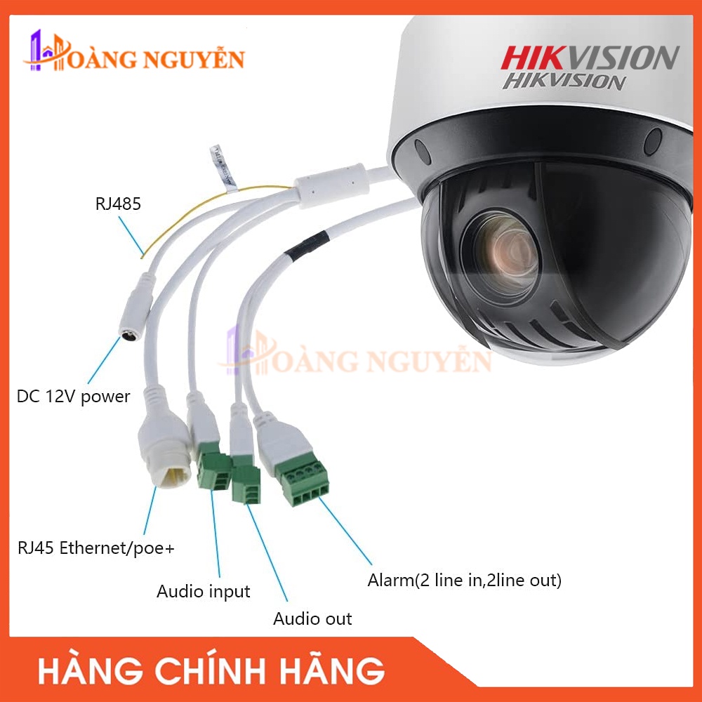 [NHÀ PHÂN PHỐI] Camera IP PTZ HIKVISION DS-2DE4A425IW-DE 4MP - Tính Năng Smart Tracking, Chuẩn Nén H.265+