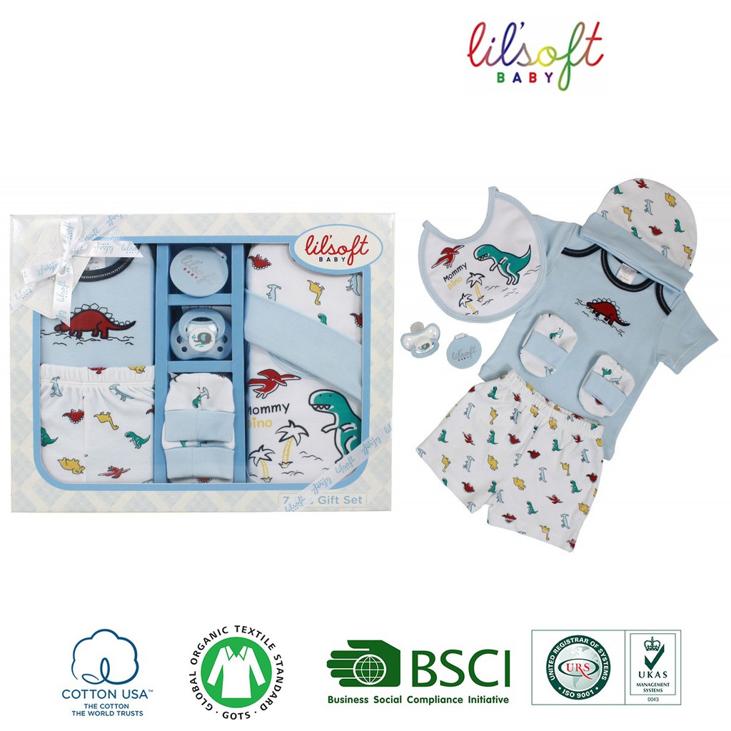 Set quà tặng sơ sinh cao cấp 7 chi tiết - Lovekids