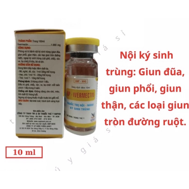 Thuốc Tiêm Trị Ve Rận-Ghẻ-Xổ Lãi Cho Chó Mèo