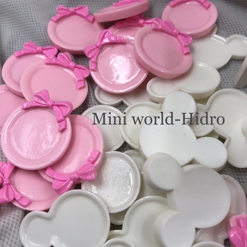 Set dĩa mini trang trí nhà búp bê. Đĩa đựng đồ ăn mini cho búp bê Barbie, BJD tỉ lệ 1/8, 1/12