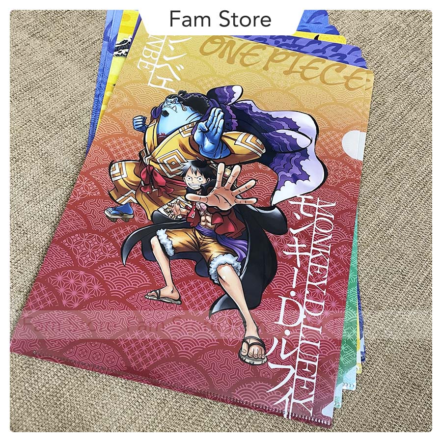 Tập đựng tài liệu Clear file One Piece x 7-Eleven Japan (Quà tặng giới hạn kỉ niệm vol.100)