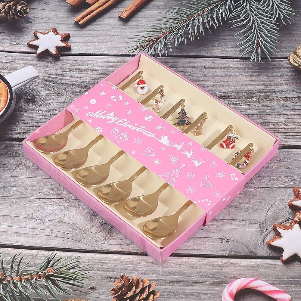 Muỗng Cà Phê / Ăn Tráng Miệng Hình Giáng Sinh Dễ Thương