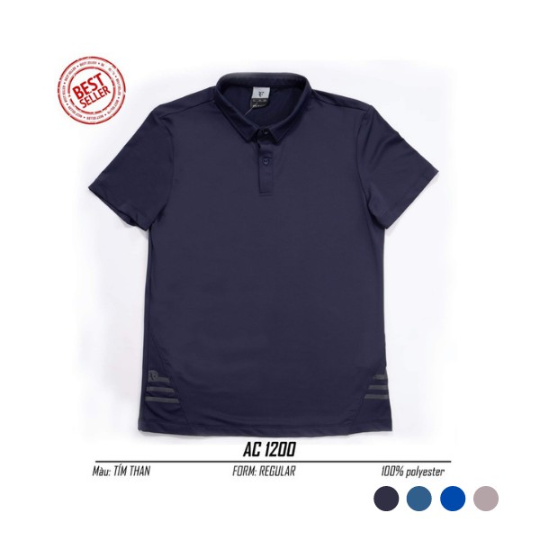 Áo thun lạnh nam An Thắng AC1200. Áo thun thể thao chất lượng cao, có cổ, co giãn 4 chiều