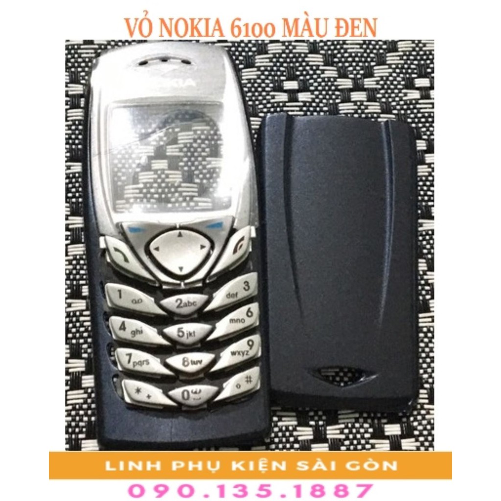 VỎ NOKIA 6100 MÀU ĐEN