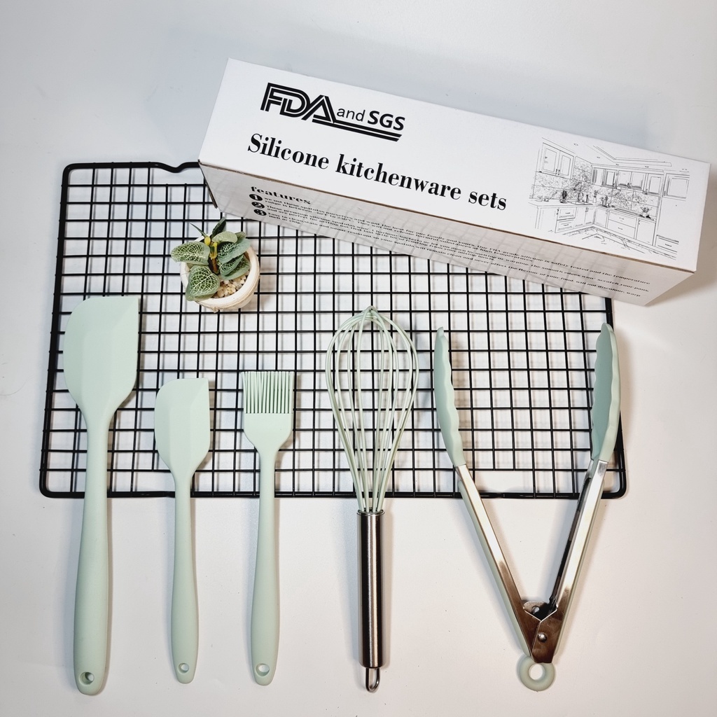 BỘ DỤNG CỤ NHÀ BẾP SILICON 5 MÓN