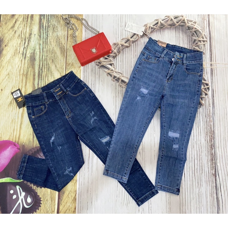 QUẦN JEAN NỮ 9 TẤC LƯNG CAO,CO GIÃN HÀNG QUẢNG CHÂU | BigBuy360 - bigbuy360.vn