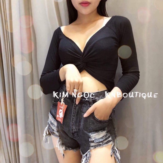 Áo xoắc eo sexy