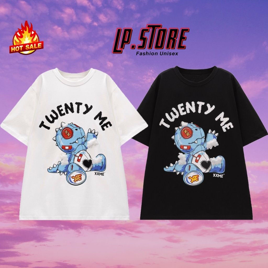 Áo Thun Tay Lỡ Unisex - Áo Phông Nam Nữ Form Rộng XME2 MÀU Siêu Hot - LP.STORE