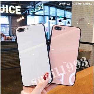 Ốp lưng kính cường lực màu trơn thời trang cho OPPO F11 F11pro A3s F9 F7 F5 F1s A3 A37 A57
