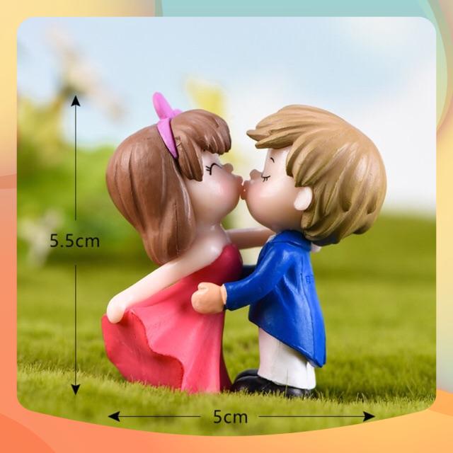 Đôi Cô Dâu Và Chú Rể Chipi - Phụ Kiện Trang Trí Tiểu Cảnh Terrarium