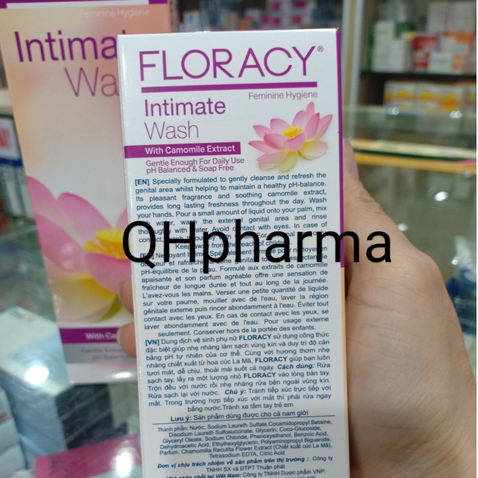 Dung dịch vệ sinh FLORACY INTIMA 125ml hàng cao cấp