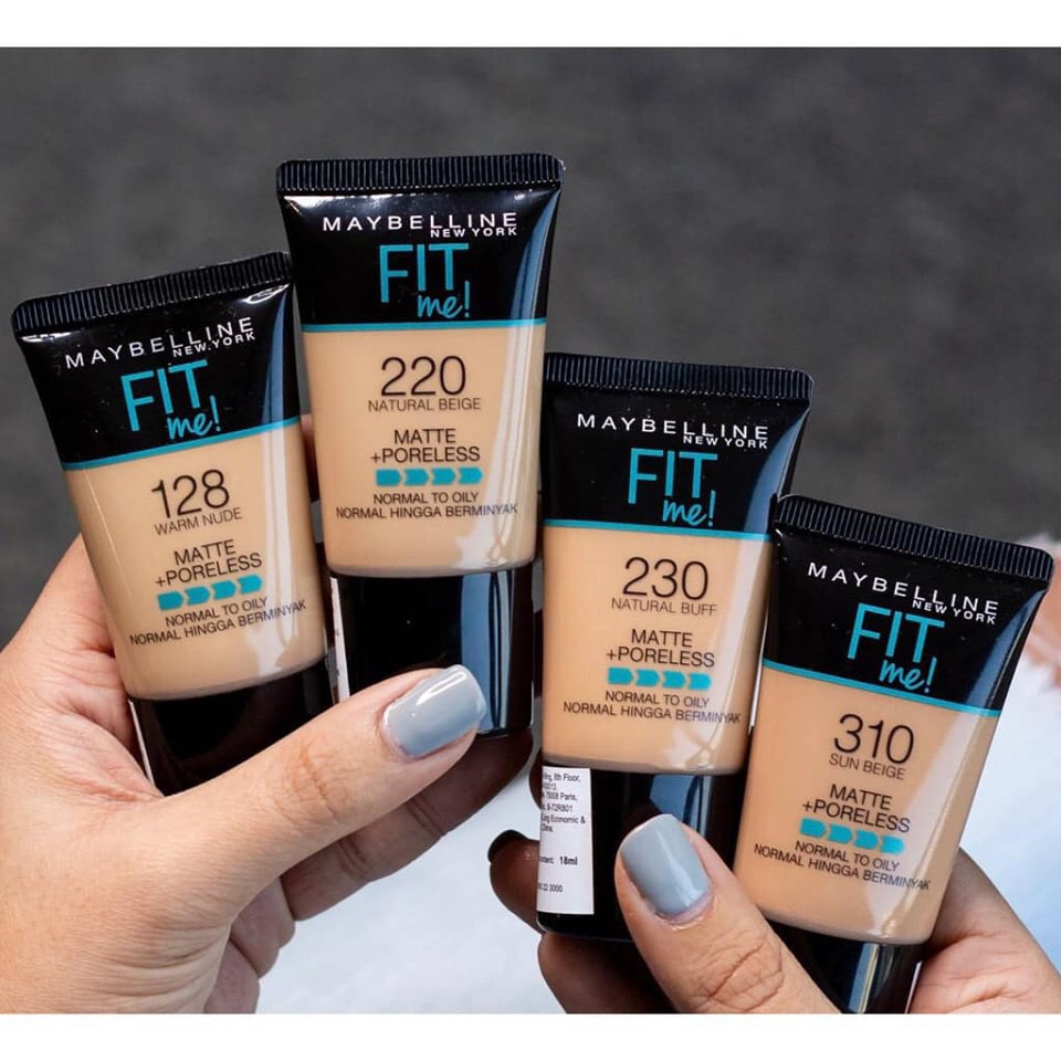 Kem nền lì mịn tự nhiên Maybelline Fit Me Tube