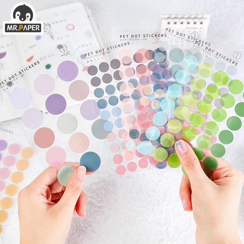 Set 120 Miếng Dán Trang Trí Sổ Tay Mr.Paper6Styles