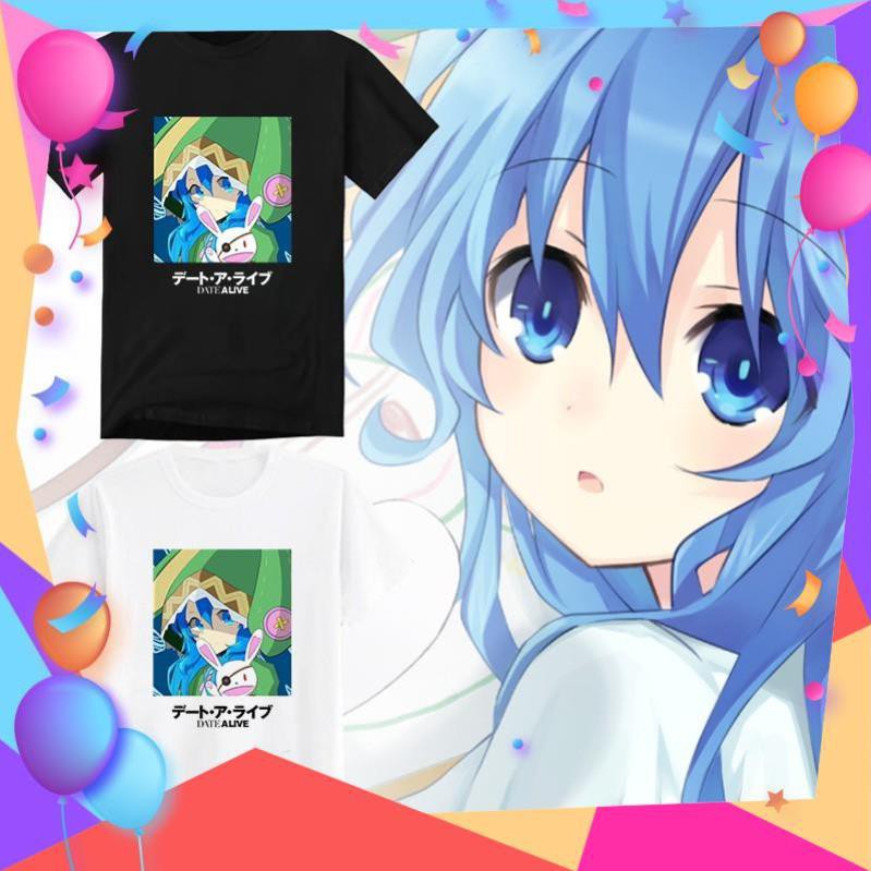 HOT- (SIÊU PHẨM) Áo thun Date A Live Yoshino (Black) -BIBO SHOP siêu rẻ -áo ANIME CHẤT