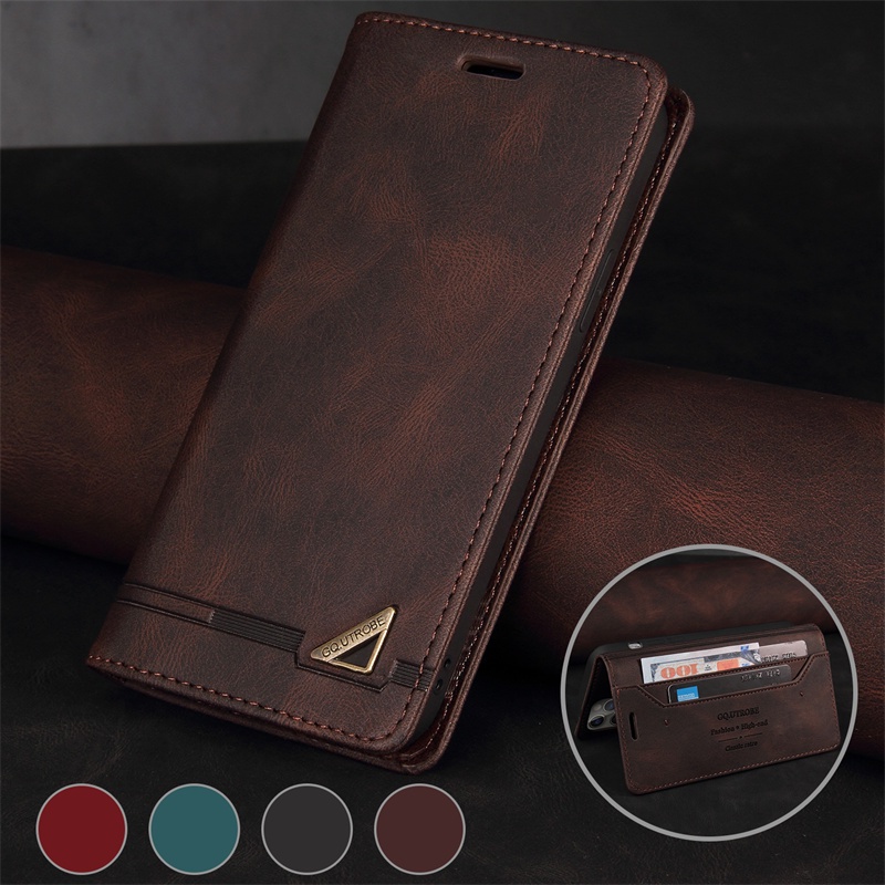 Bao da điện thoại bằng PU nắp gập từ tính thích hợp cho iPhone 13 Pro Max 13 MINI 13 Pro 12 12Pro 12Mini 12 ProMax