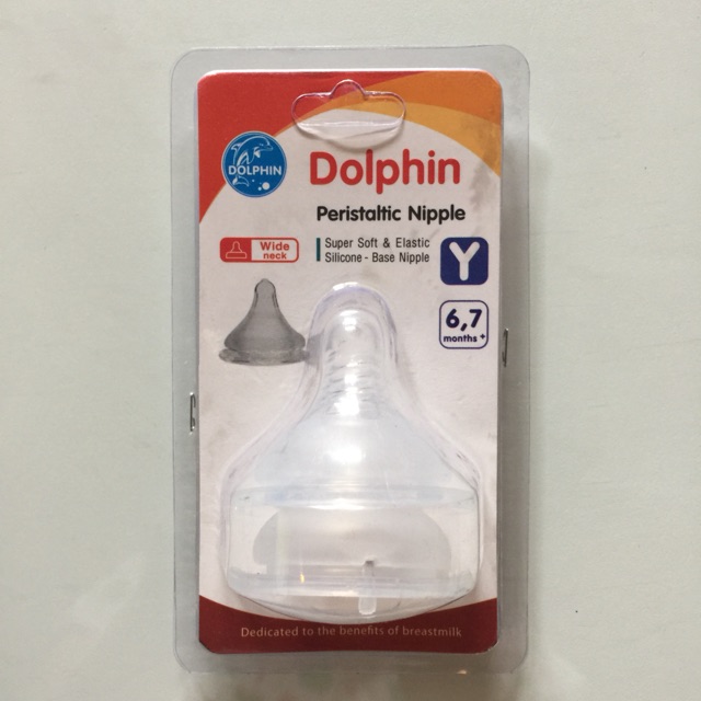 Núm vú cổ rộng Dolphin , vỉ 2 cái