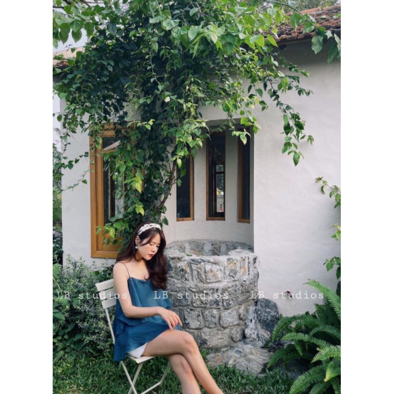 Áo 2 dây lụa tầng | BigBuy360 - bigbuy360.vn