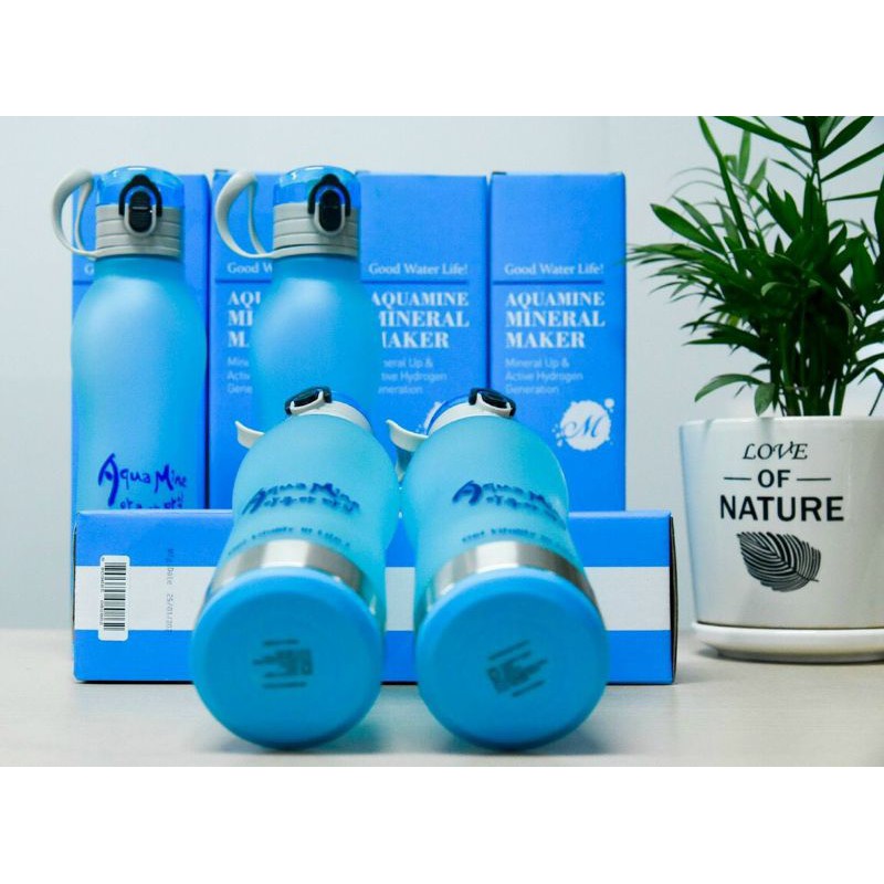 Bình Nước Tạo Ion Kiềm Aquamine 500ml