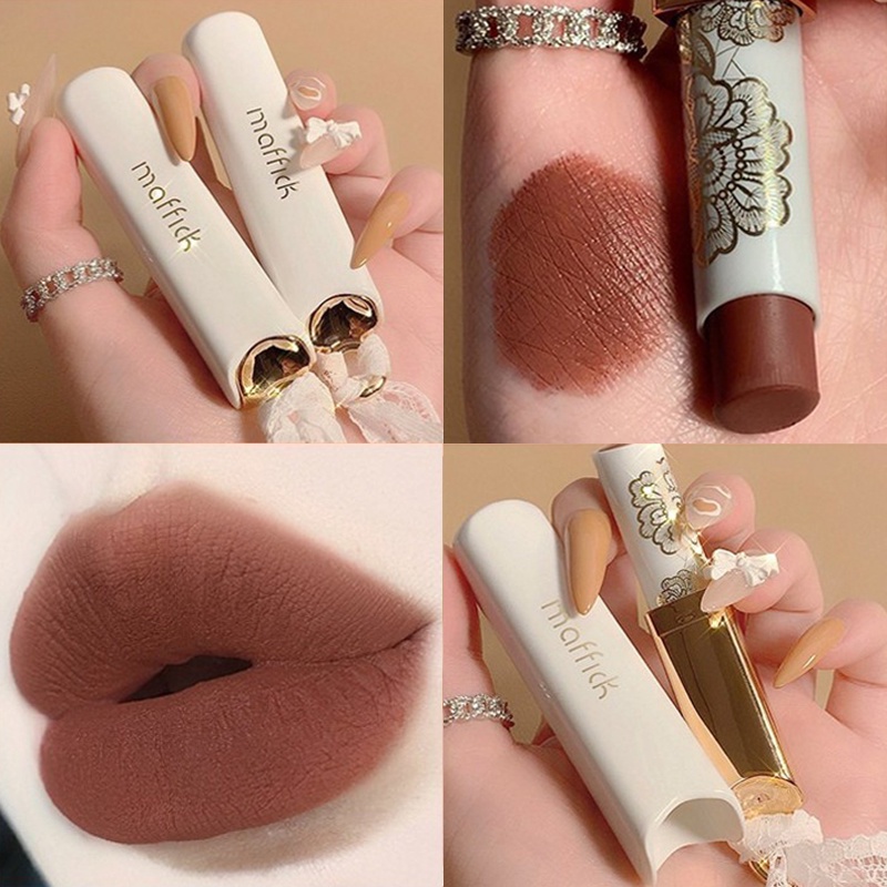 [Hàng mới về] Thỏi son môi trang điểm dưỡng ẩm lâu trôi kháng nước chống dính cốc cho bạn nữ