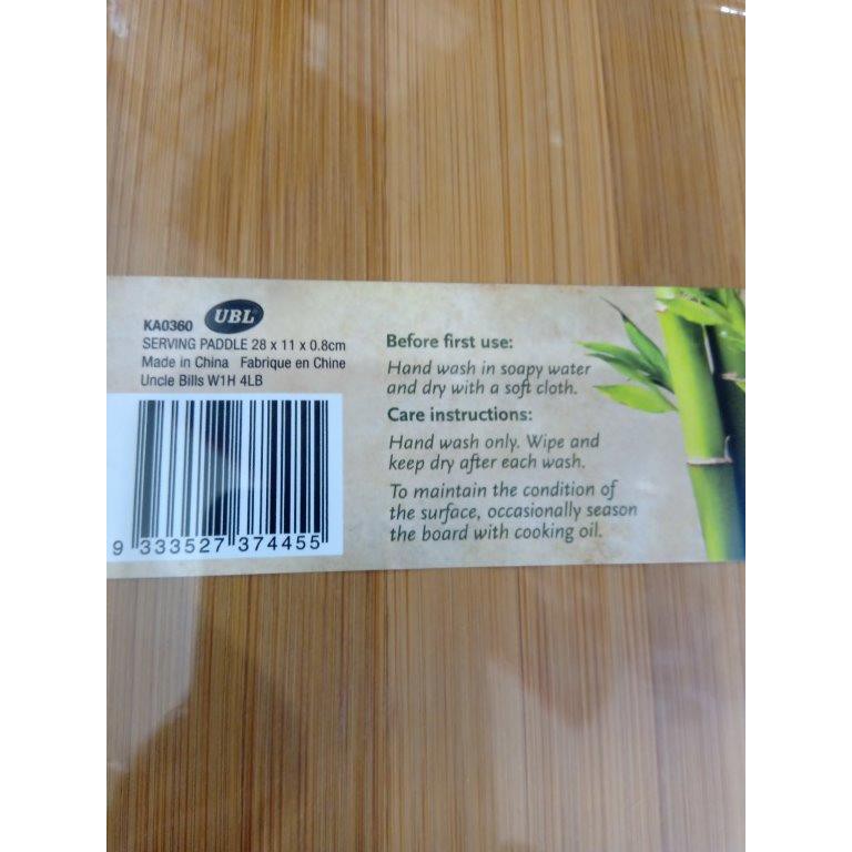 Khay gỗ đựng đồ ăn 28 X 11 X 0.8cm Uncle Bills KA0360