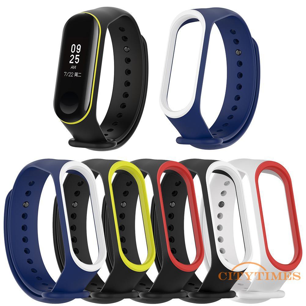 Dây Đeo Silicone Cho Đồng Hồ Thông Minh Xiaomi Miband 3 4