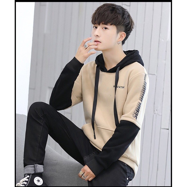 🔝ÁO HOODIE🍁FREESHIP🍁🌠ÁO KHOÁC HOODIE NAM PHỐI TAY 3 MÀU🌠🌠 | BigBuy360 - bigbuy360.vn