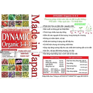 phân bón dynamic Nhật Bản gói  1kg