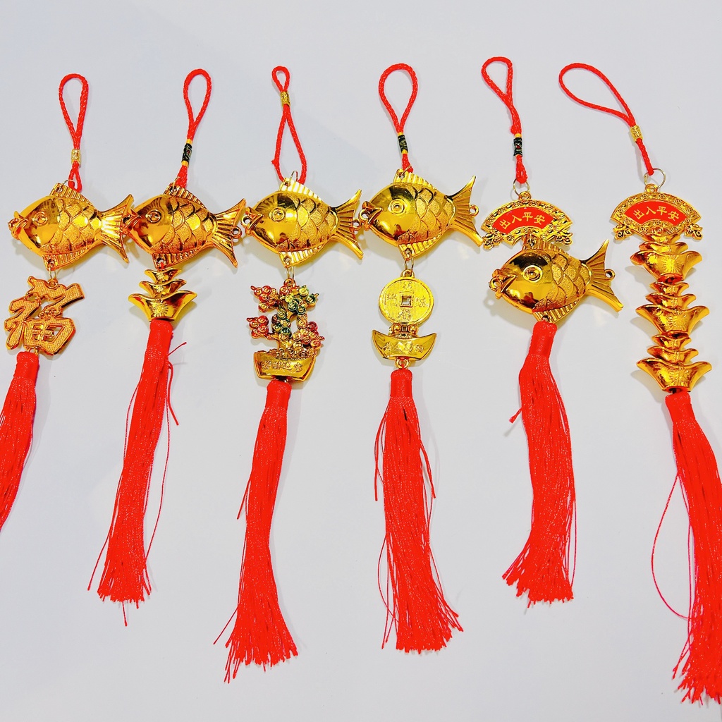 Liễn treo tết trang trí cây cảnh 1-4, phụ kiện trang trí nhà cửa