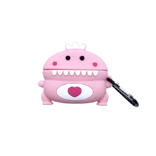 Vỏ case bảo vệ tai nghe không dây bluetooth 1/2/Pro/i12/i9/i7/tws chống va đập, kèm dây móc