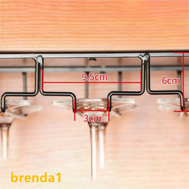 Giá treo ly rượu vang gắn tường