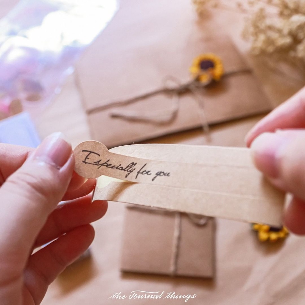 Thiệp Kraft Hoa Hướng Dương