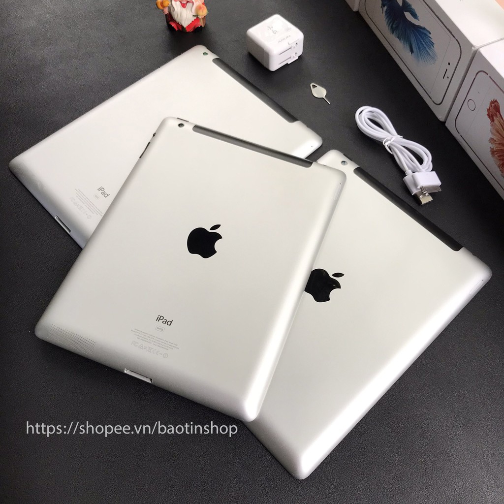 MÁY TÍNH BẢNG IPAD 3 RENTINA WIFI 3G 16/32/64GB ZIN ĐẸP CHẤT | BigBuy360 - bigbuy360.vn