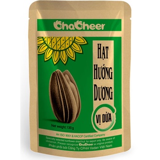 Thùng 64 túi hạt hướng dương Chacheer vị dừa nhập khẩu 130gr