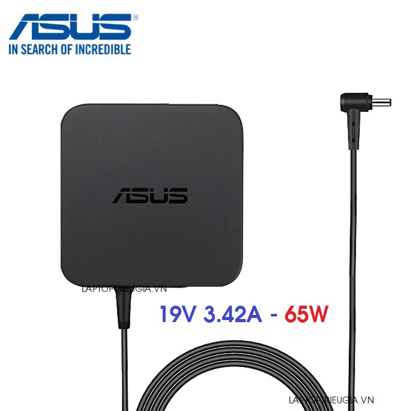 SẠC LAPTOP ASUS 19V 3.42A 65W VUÔNG - CHÍNH HÃNG
