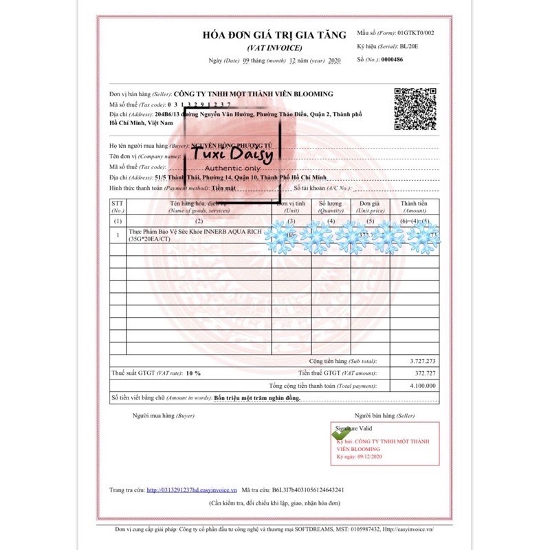 (70 viên mẫu mới) Viên cấp nước và collagen Innerb Aqua Rich | Thế Giới Skin Care