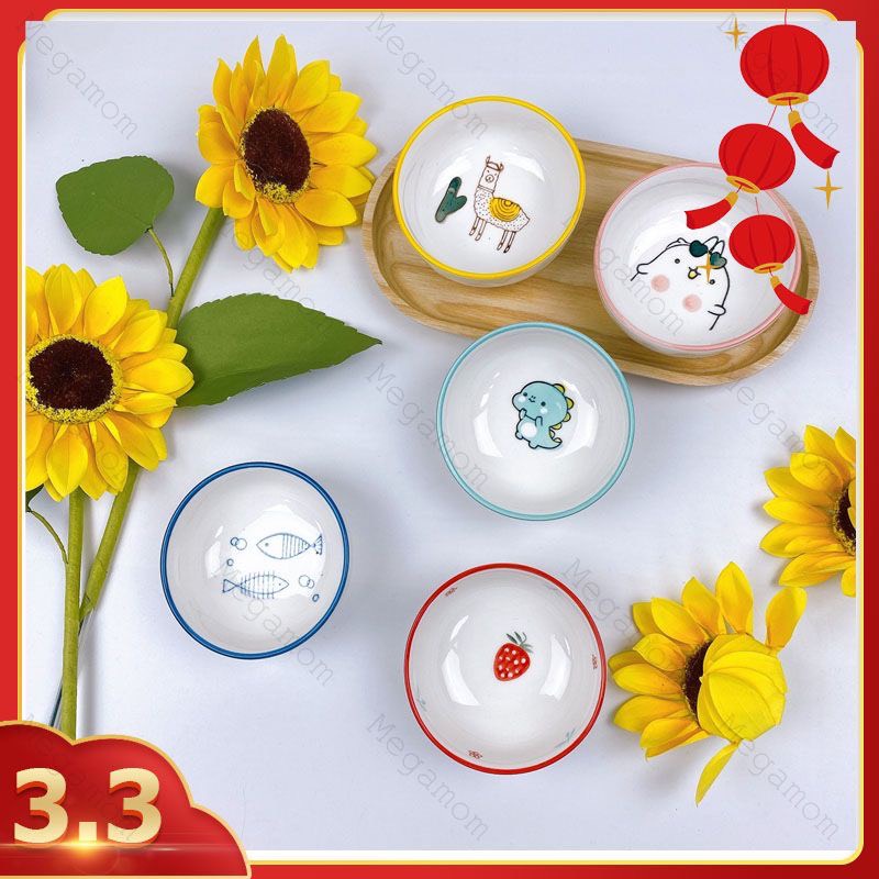 Bát ăn dặm, chén ăn dặm tròn 90ml