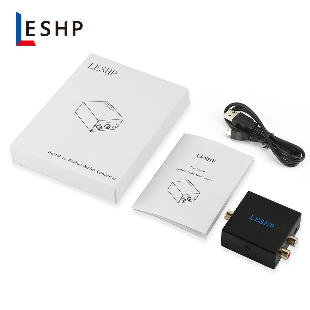 Bộ chuyển đổi âm thanh kỹ thuật số từ Leshp sang Analog tiện dụng