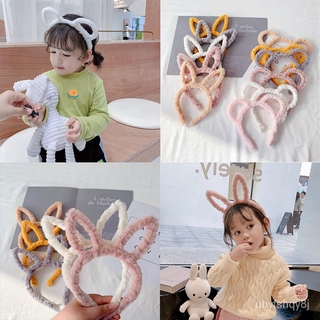 Băng Đô Trang Trí Hình Tai Thỏ/Tai Gấu Dễ Thương Cho Bé Gái