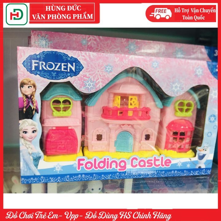 Bộ Đồ Chơi Full Box Lâu Đài công chúa Elsa Đồ Chơi Quà Tặng Cho Bé gái