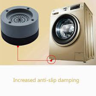 [Set 4 chân] Chân máy giặt,chân kê máy giặt 4 miếng cao su cao cấp chống ồn chống rung