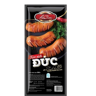 Xúc xích đức. xúc xích xông khói 500gr