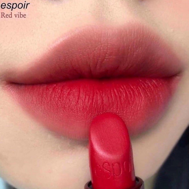 Son LÌ Espoir Red Vibe RD202 Màu Đỏ Tươi Ánh Hồng