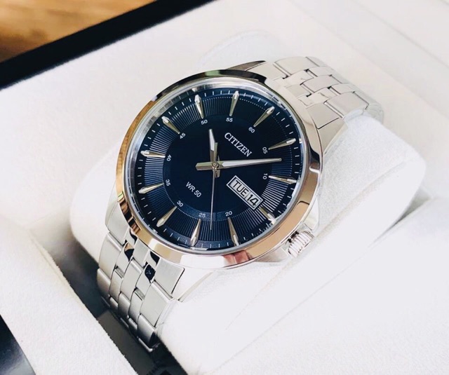 Đồng hồ kim nam dây thép Citizen Quartz BF2001 51L