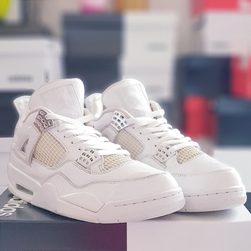 [ Chính Hãng] Giày Nike Jordan 4s Pure money, real 2hand nhiều size