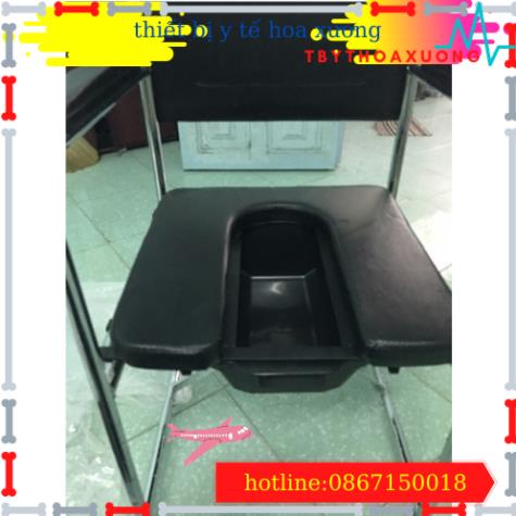 [Hàng Chính Hãng] Ghế Bô Vệ Sinh Cho Người Già Lucass G-36, Măt Nệm , Bô Vuông,Không Bánh Xe,Chống Trơn Trượt