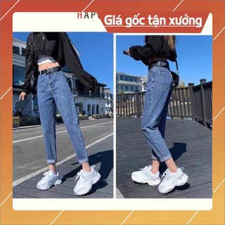 ▪☊❍Quần bò baggy nữ jean jeans lưng cao chất đẹp phong cách Hàn Quốc Hot Trend 2021 – HAPONO-J030