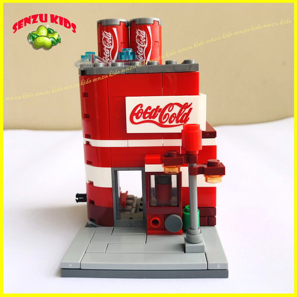 Đồ chơi xếp hình lego toà nhà SENZUKIDS lắp ráp mô hình cửa hàng nổi tiếng loại to