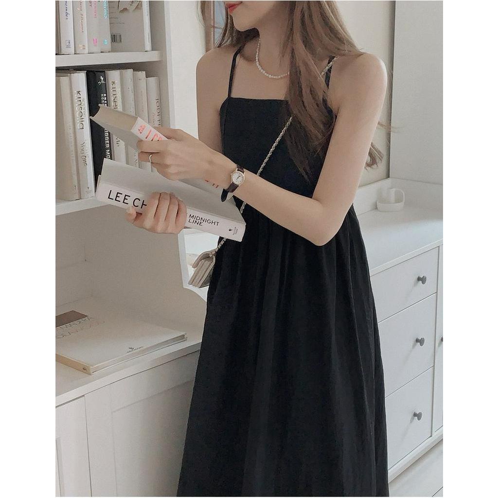 Đầm Yếm Thiết Kế Đơn Giản Dễ Phối Đồ Phong Cách Hàn Quốc 53098