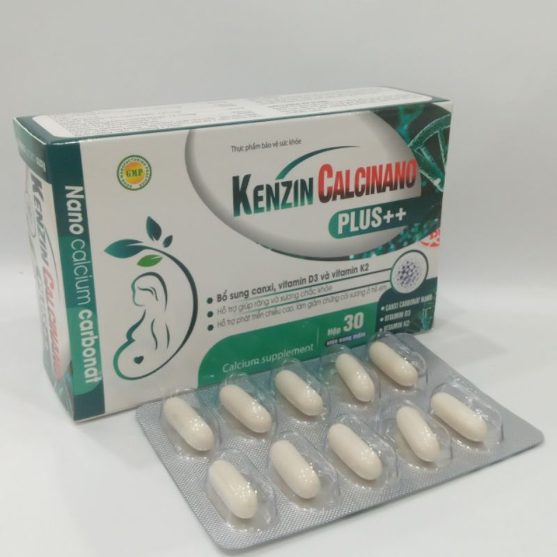 Viên Canxi, KENZIN CALCINANO, bổ sung calxi, ngừa loãng xương